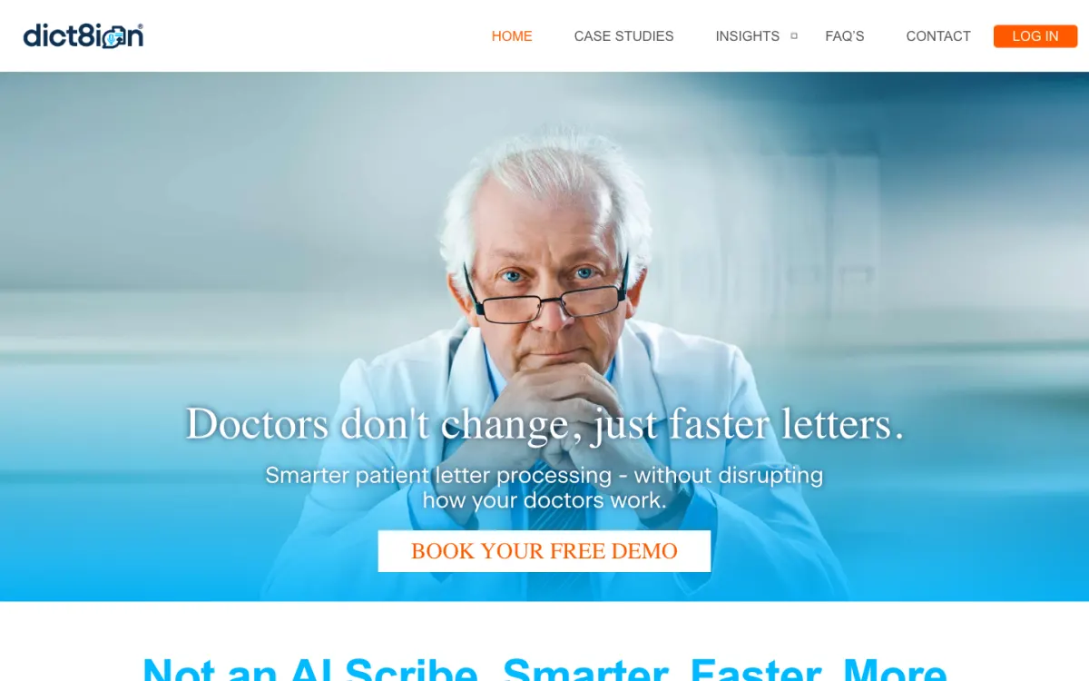 Dict8ion website home page